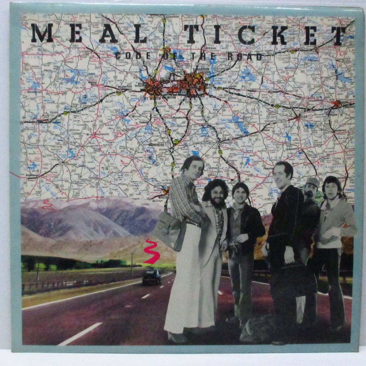 MEAL TICKET (ミール・チケット)  - Code Of The Road (UK オリジナル LP/両面コーティングジャケ) '77年ファーストアルバム！