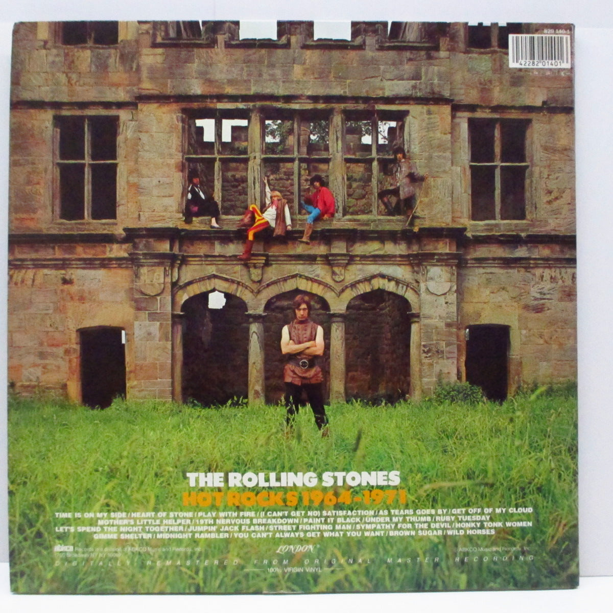 ROLLING STONES (ローリング・ストーンズ)  - Hot Rocks 1964-1971 (UK '90 再発「黒ラベ」2xLP+Outer Insert/ステッカー付見開ジャケ)