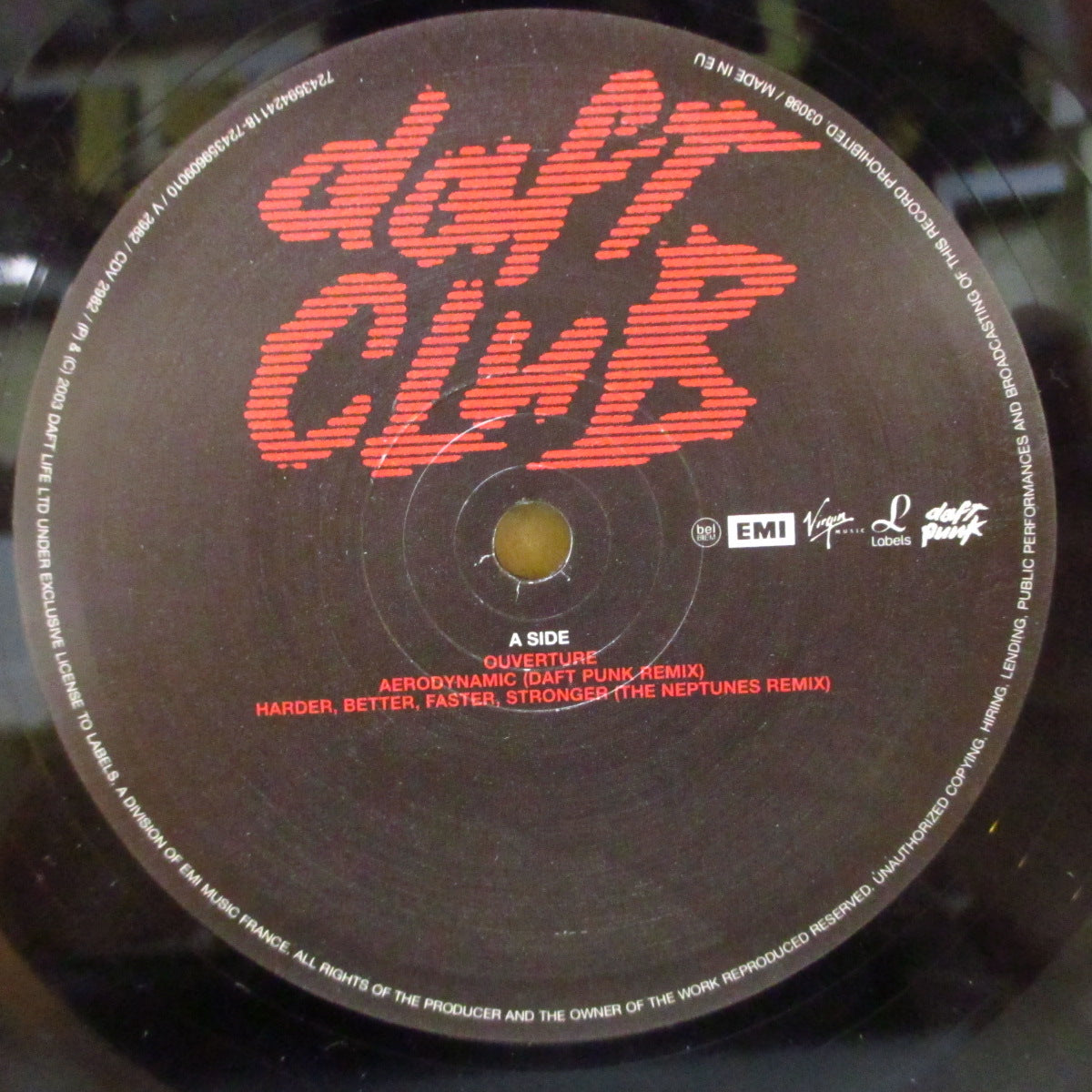 DAFT PUNK (ダフト・パンク)  - Daft Club (EU オリジナル 2xLP+プレーンダイカット固紙インナー) '03年リミックス・コンピレーション