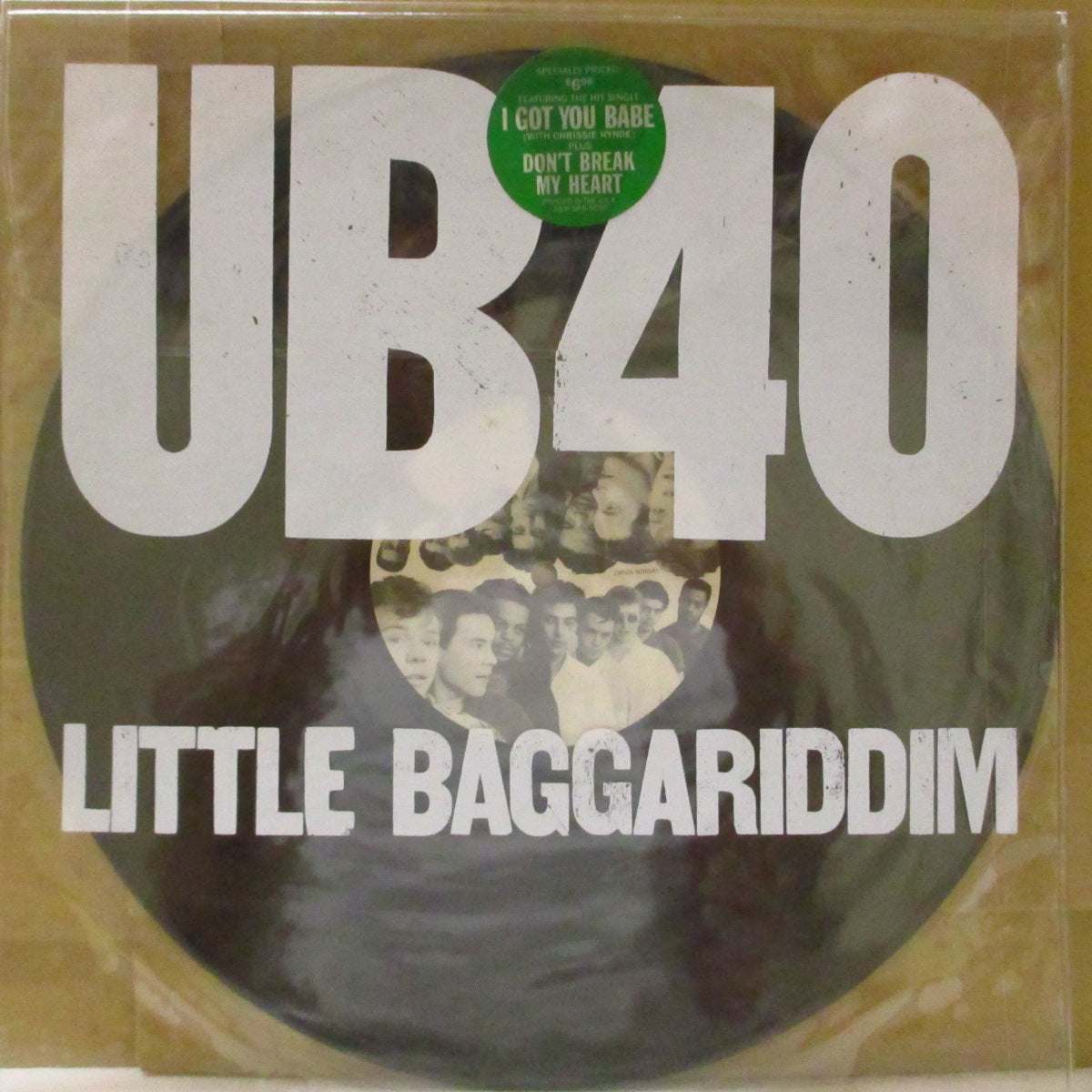 UB40 (ユービー40)  - Little Baggariddim (US '85 オリジナル33回転6曲入り 12インチ+レアステッカー付きプリント入りPVC)