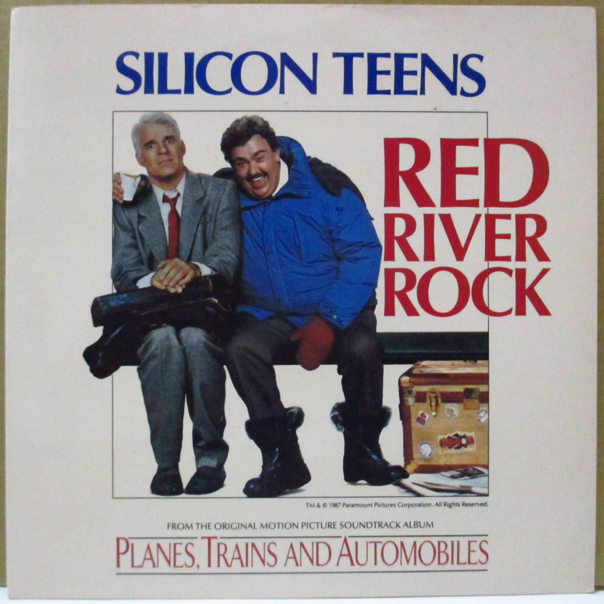 SILICON TEENS (シリコン・ティーンズ )  - Red River Rock (US オリジナル 7インチ+光沢固紙ジャケ)