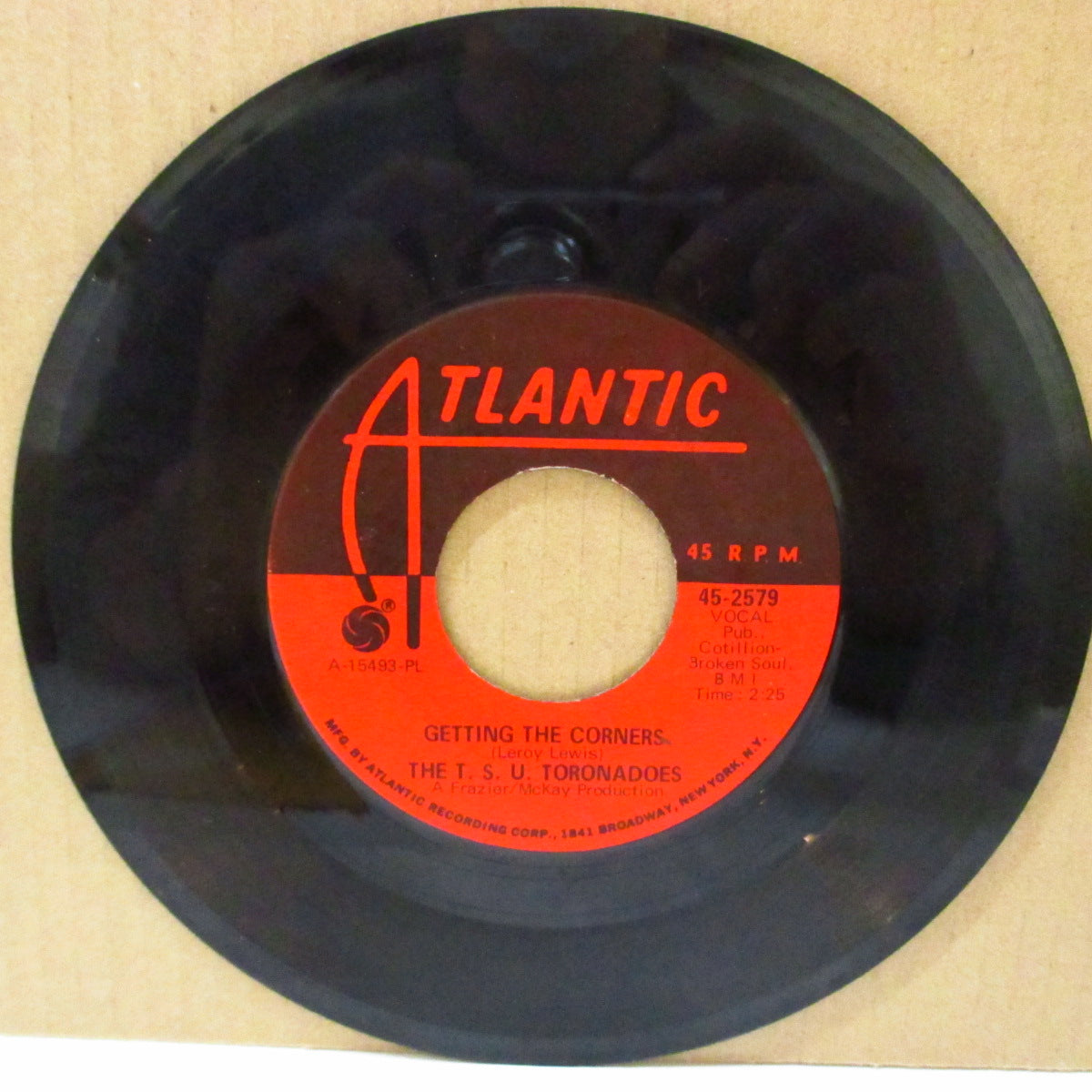 T.S.U.TORONADOES (T.S.U.トルネイドース)  - Getting The Corners (US '68年再発 7インチ/Atlantic-2579) ファンキー・クロスオーバー名曲！