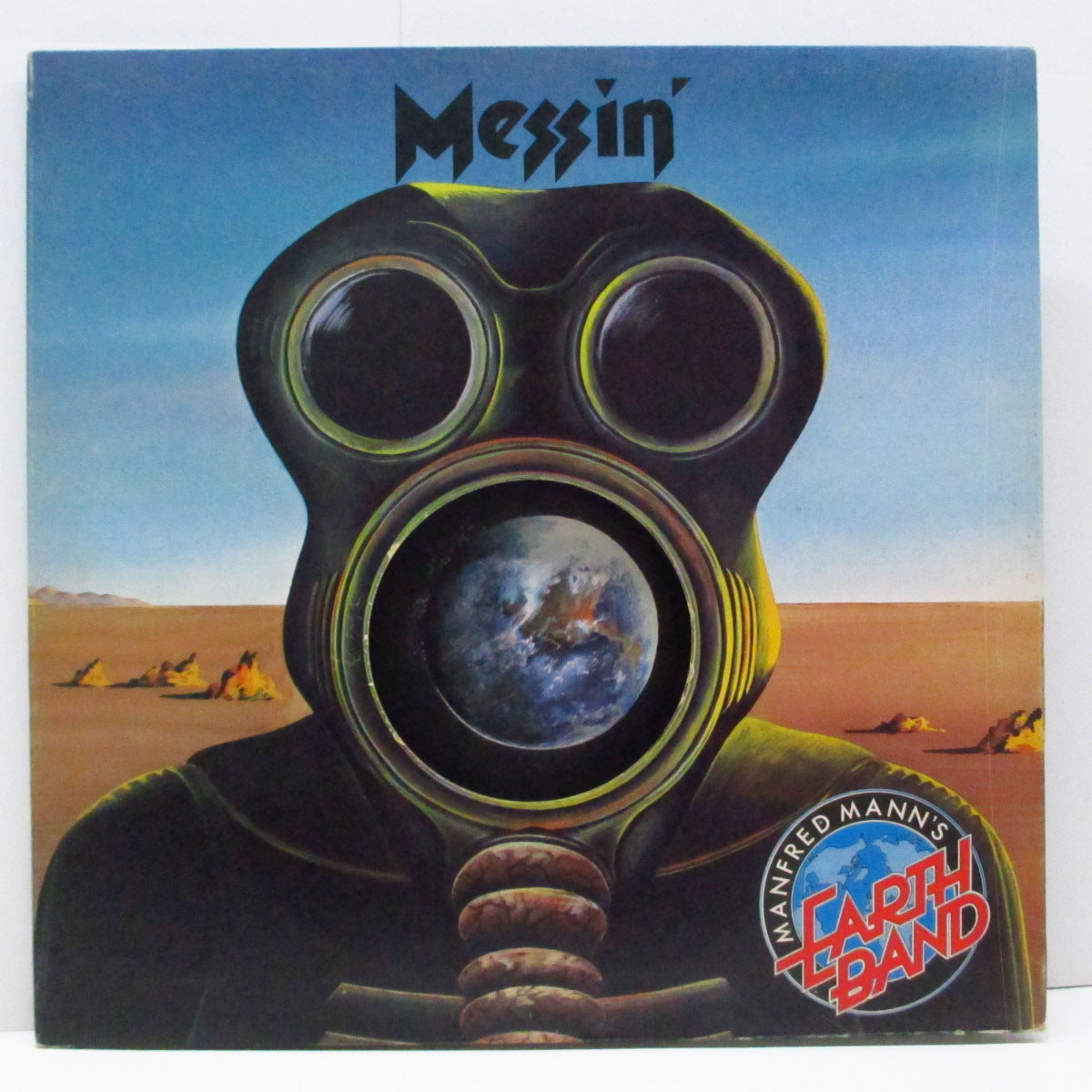MANFRED MANN'S EARTH BAND (マンフレッド・マンズ・アース・バンド)  - Messin' (UK オリジナル「宇宙船ラベ」LP/円形くり抜き「ダイカット」光沢見開ジャケ) '73年プログレ期のサードアルバム！