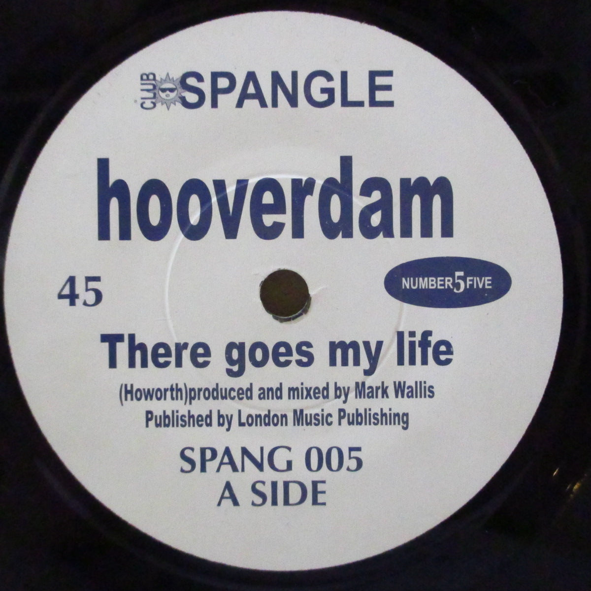 HOOVERDAM (フーヴァーダム)  - There Goes My Life (UK オリジナル 7インチ+光沢固紙ジャケ)