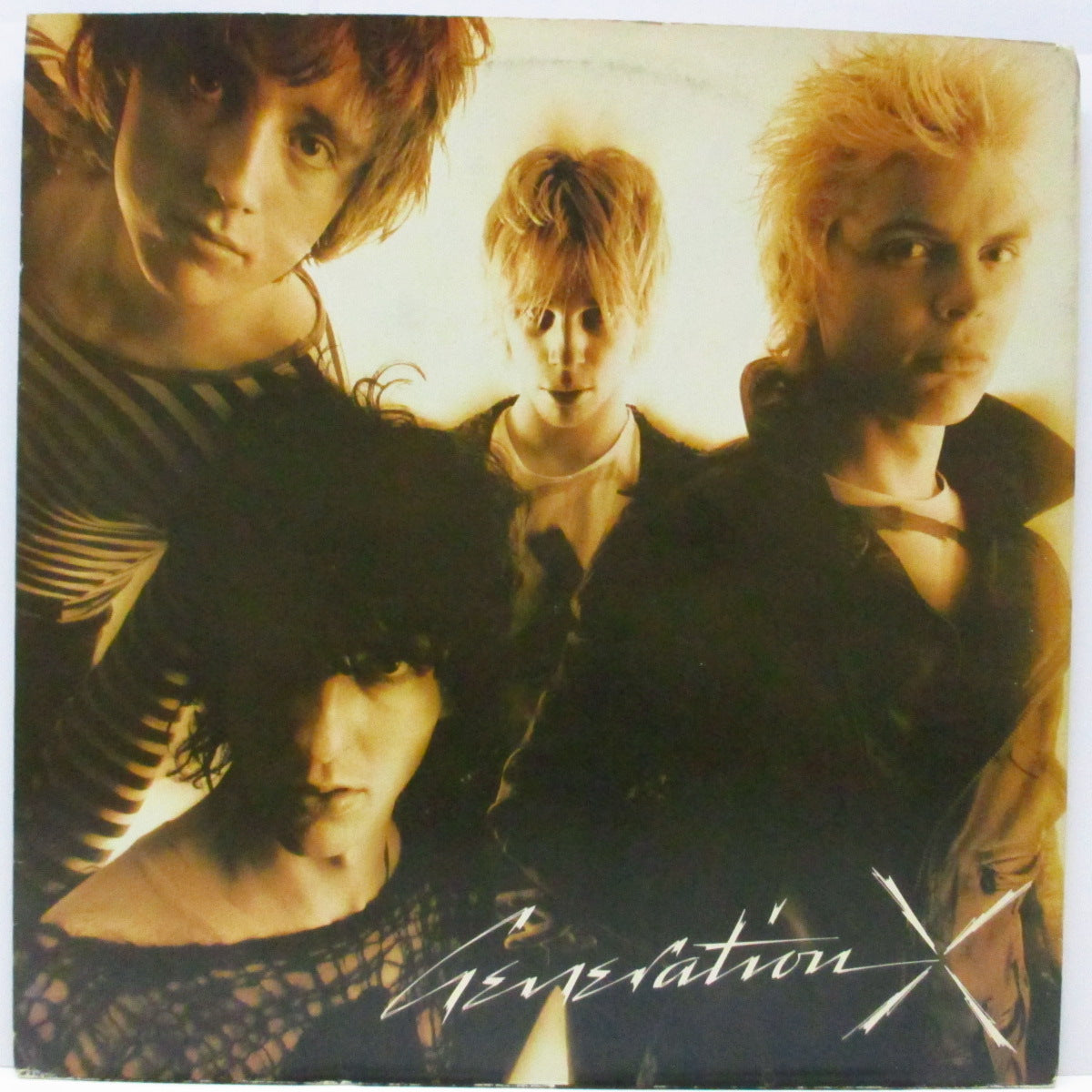 GENERATION X (ジェネレーション X)  - S.T. [1st] (UK オリジナル「白/青ラベ」LP/光沢「トップオープン」ジャケ) 