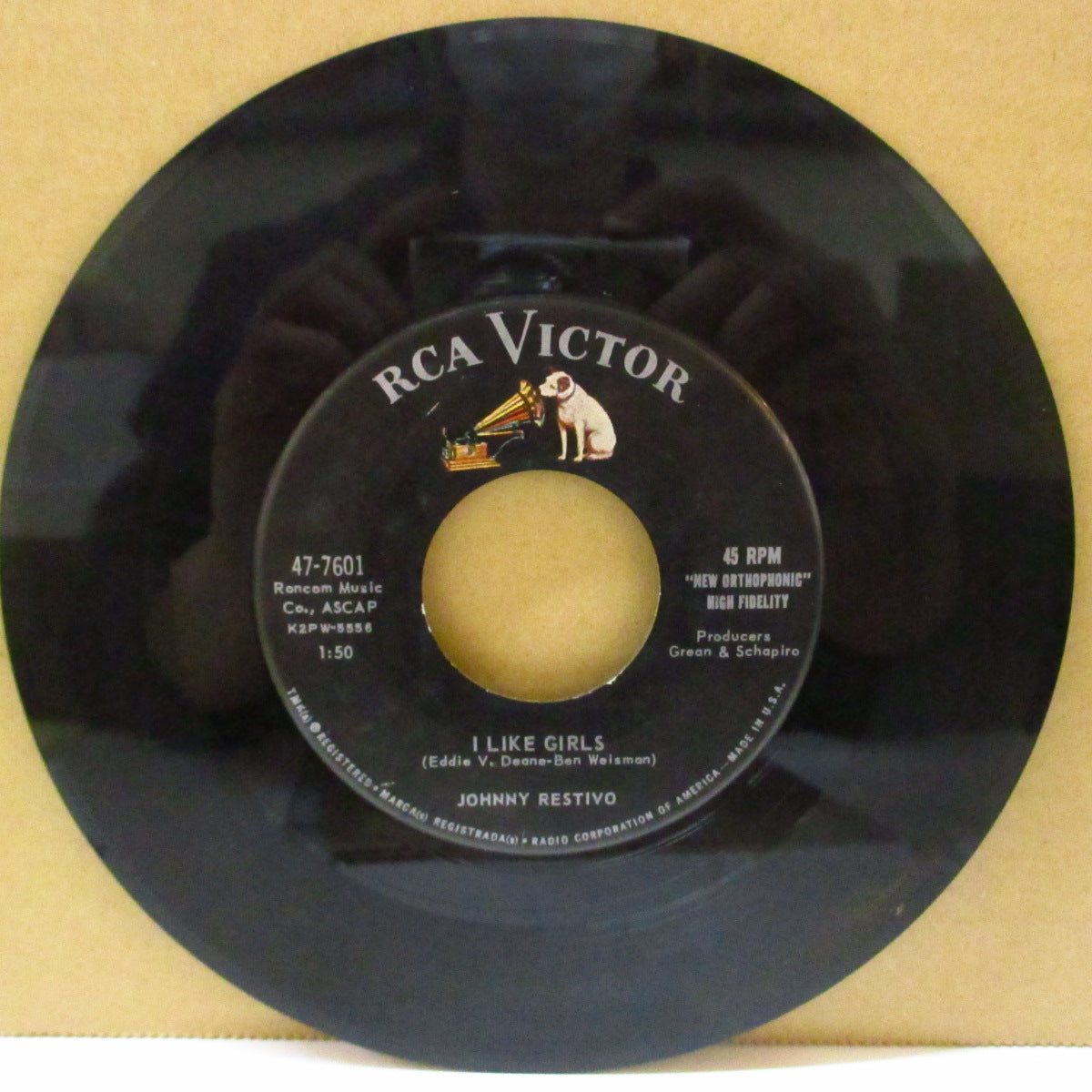JOHNNY RESTIVO (ジョニー・レスティヴォ)  - I Like Girls / Dear Someone (US オリジナル 7インチ)ロッキン・ティーンポップ