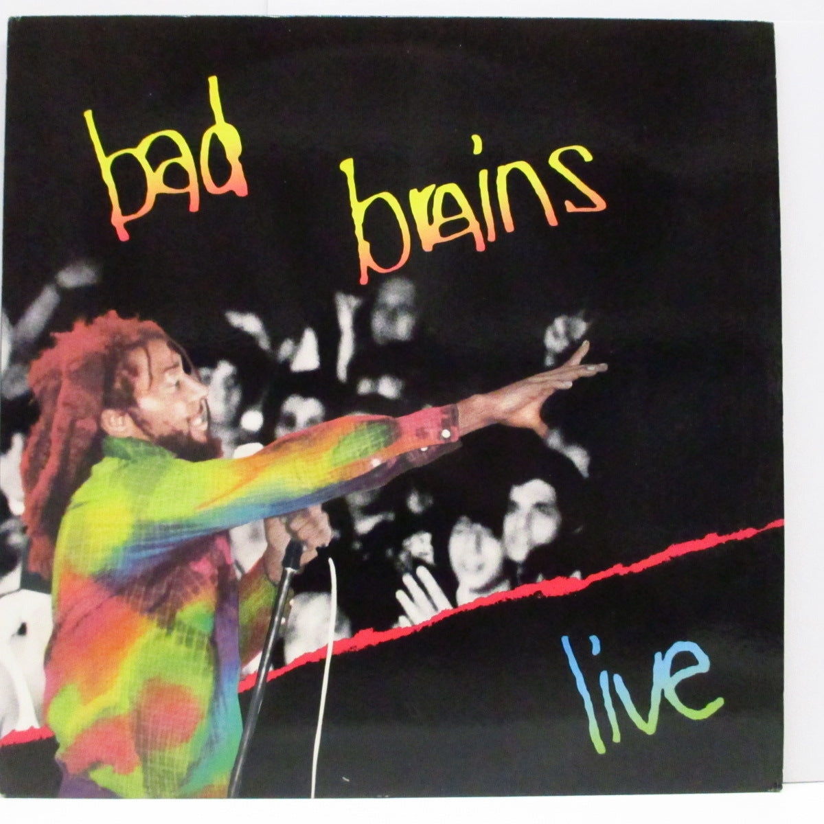 BAD BRAINS (バッド・ブレインズ)  - Live (US '88 オリジナル「黒盤」LP)「I Against I」ツアー時のライヴ !