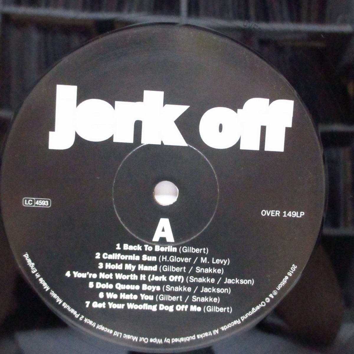 JERKS, THE (ザ ・ジャークス)  - Jerk Off (UK '16 再発 LP+インサート/OVER 149LP)