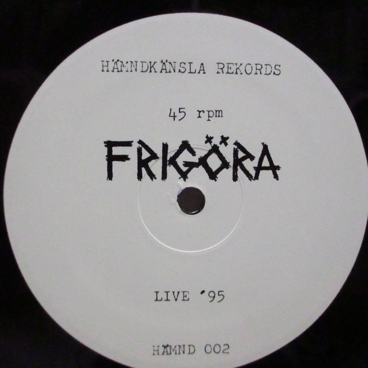 FRIGORA (フリゲーラ)  - Live '95 (Japan 00's オリジナル 20曲入 12") 音質良好ライブ !