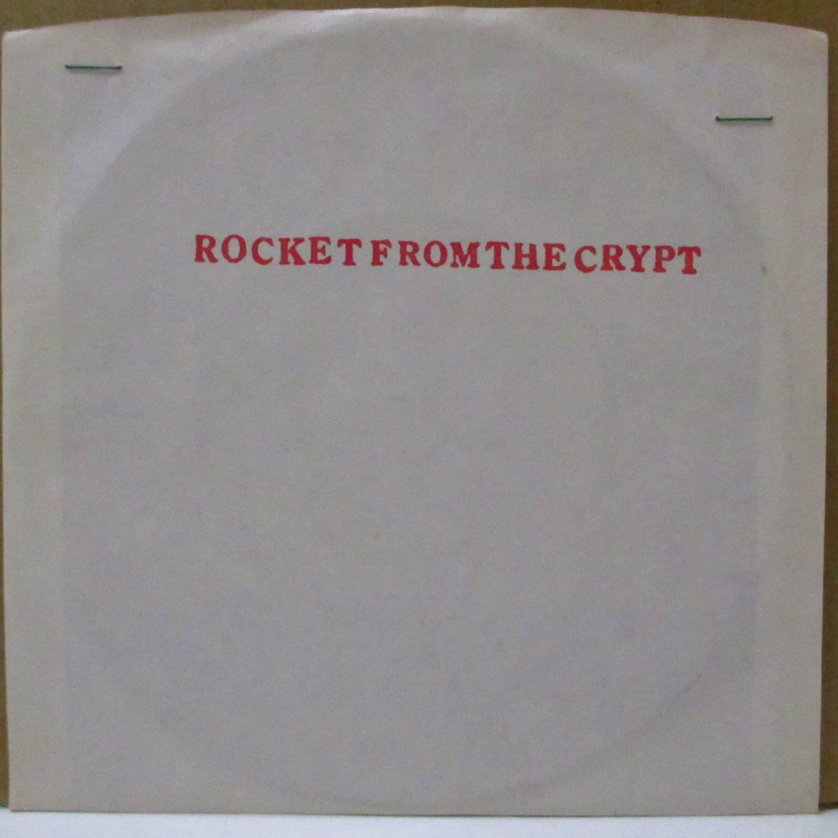 ROCKET FROM THE CRYPT (ロケット・フロム・ザ・クリプト)  - Ghetto-Box Rock (US オリジナル「ブラックヴァイナル」 7インチ+ソフト紙インナー, インサート)