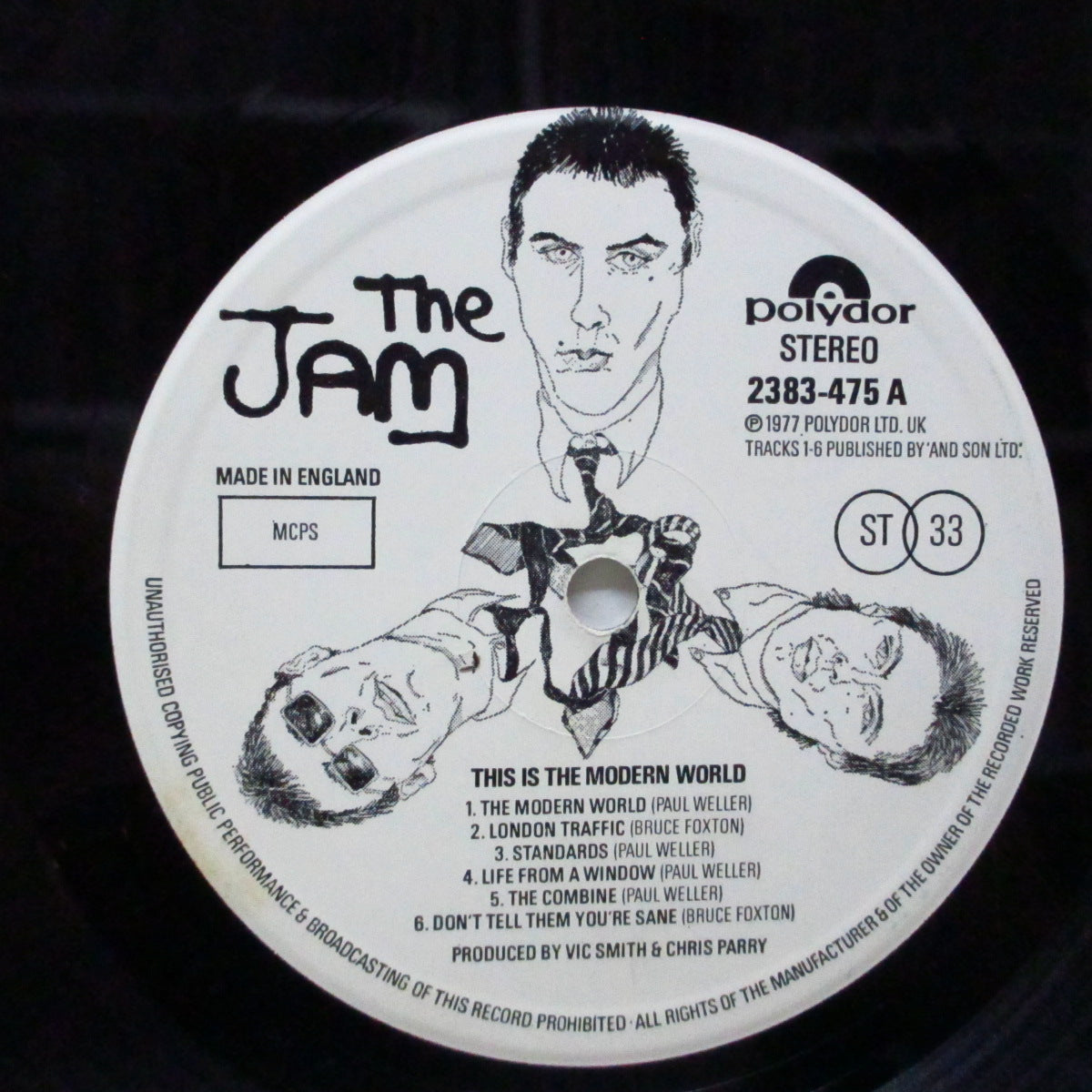JAM, THE (ザ・ジャム)  - This Is The Modern World (UK オリジナル LP+インナー) '77年セカンド！