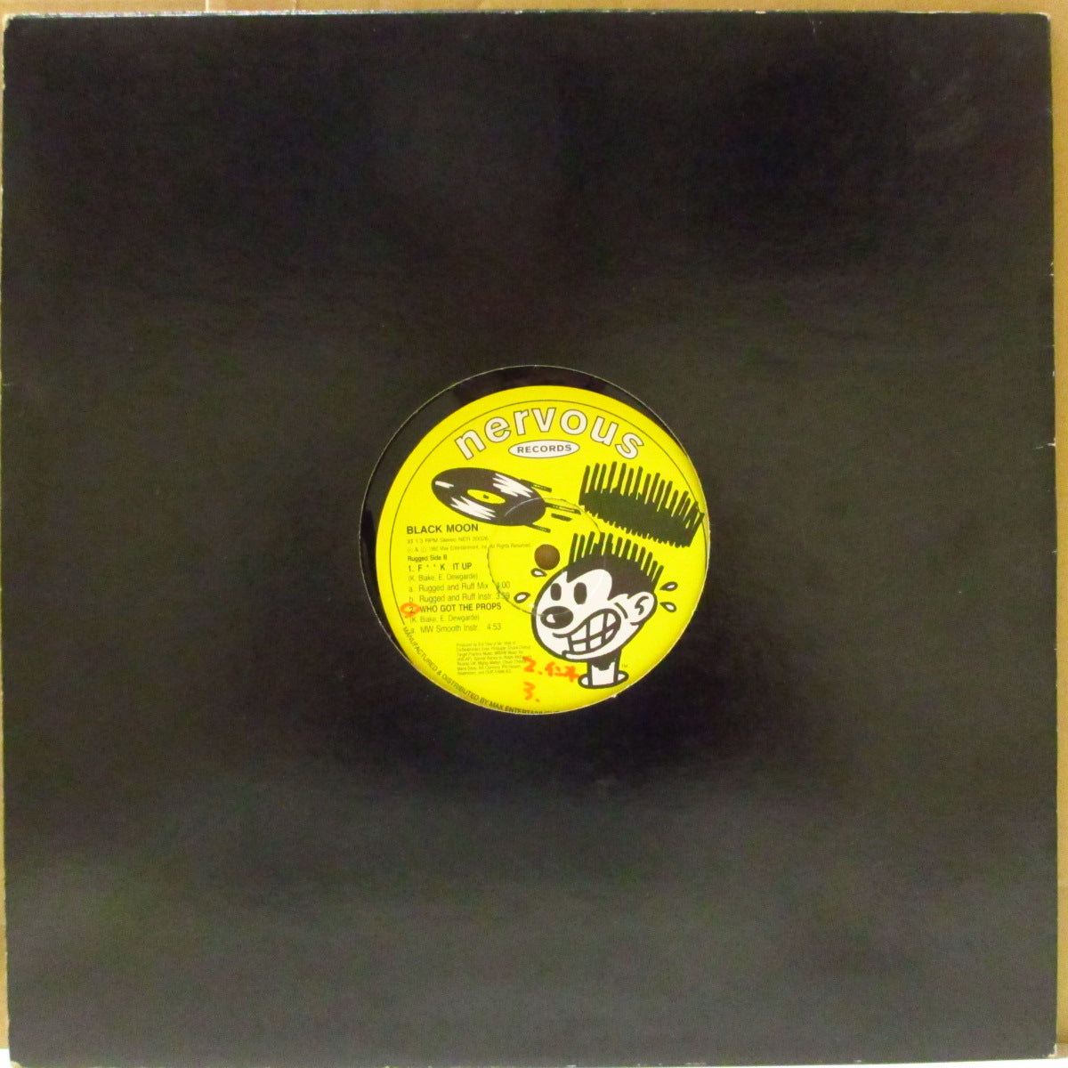 BLACK MOON (ブラック・ムーン)  - Who Got THe Props (US '92 オリジナル33回転6曲入り 12インチ/プレーン黒ダイカットスリーブ)