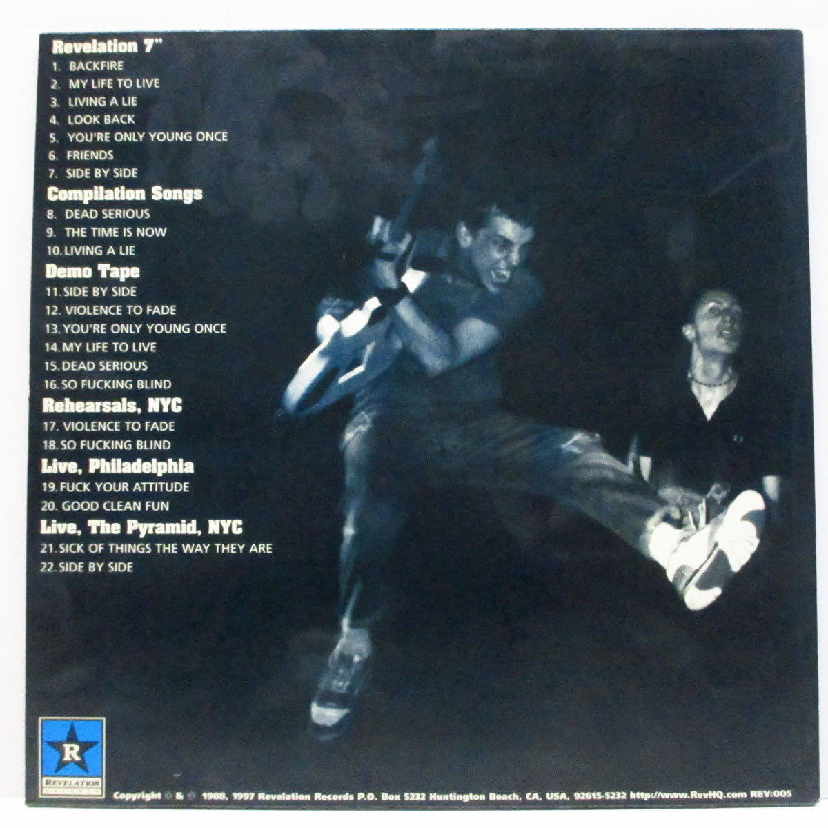 SIDE BY SIDE (サイド・バイ・サイド)  - You're Only Young Once...(US '97 オリジナル LP+インサート）22曲入り編集アルバム !