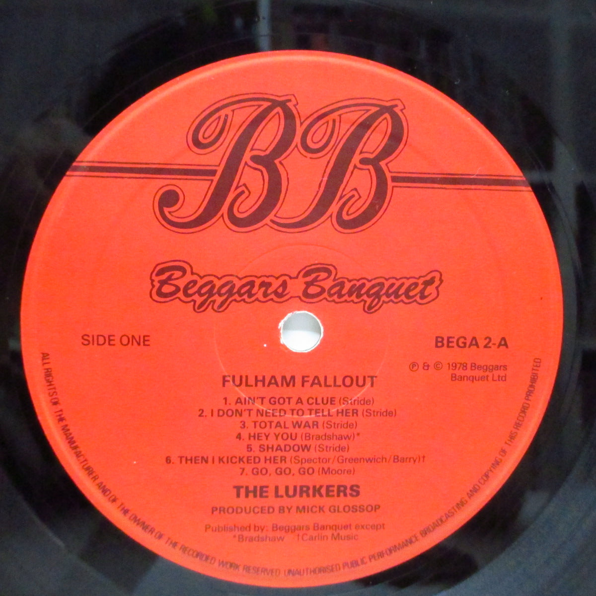 LURKERS, THE (ザ ・ラーカーズ)  - Fulham Fallout (UK オリジナル LP/見開ジャケ) '78年ファーストアルバム！