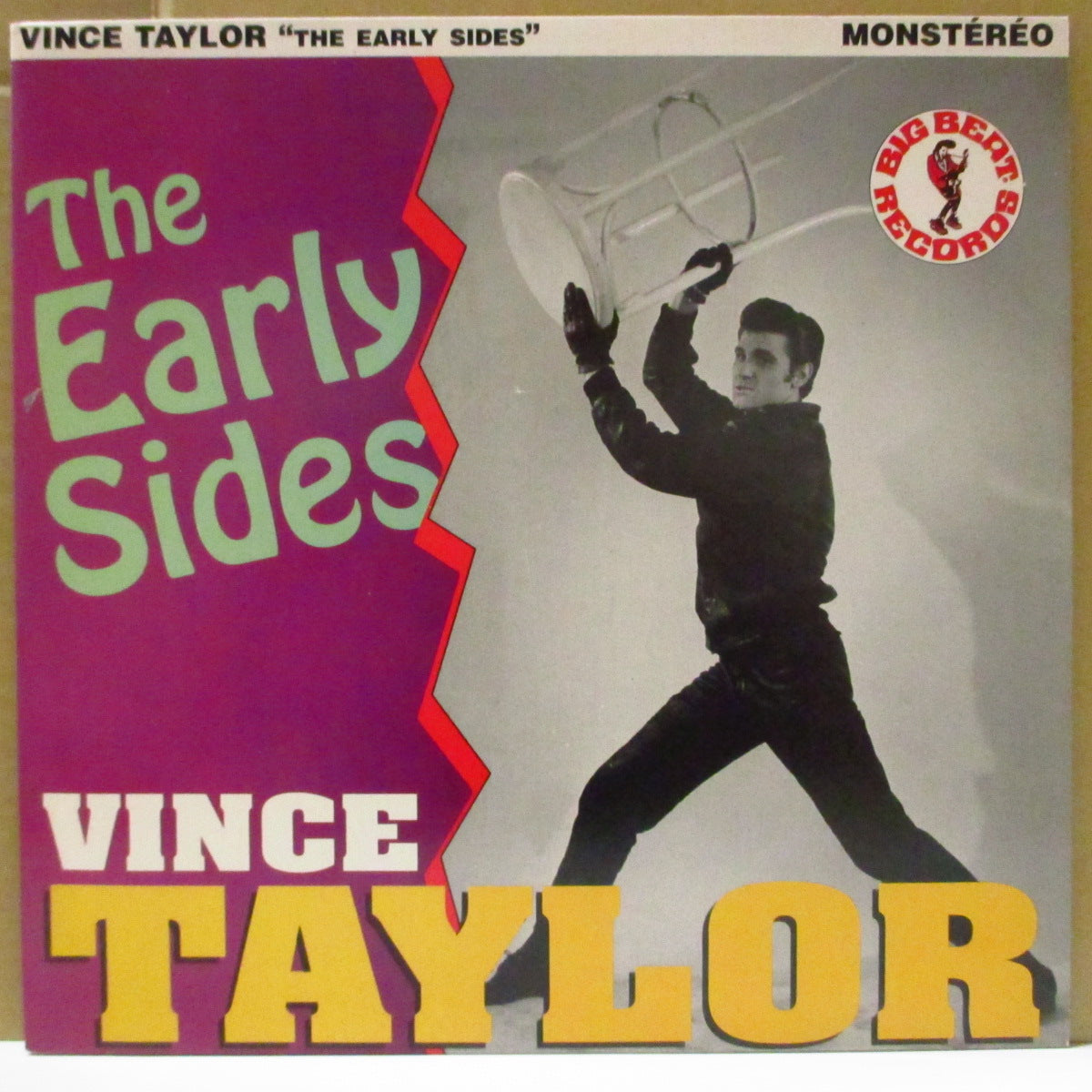 VINCE TAYLOR (ヴィンス・テイラー)  - The Early Sides (フランス '97 オリジナル・モノラル 10インチ LP)デビュー初期ベスト！