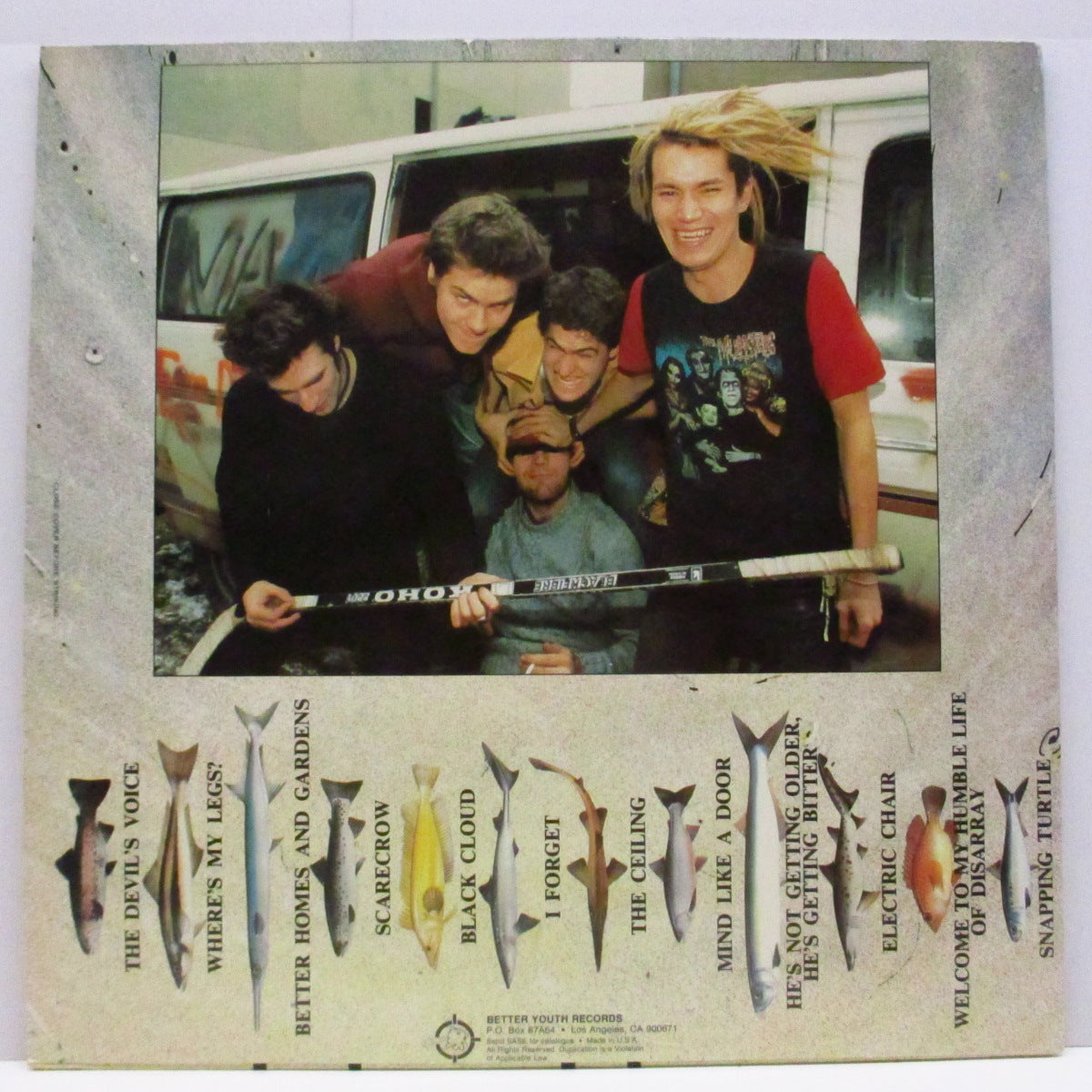 S.N.F.U. (エス・エヌ・エフ・ユー)  - If You Swear, You'll Catch No Fish (US 90's 再発「赤ラベ」重量 LP）'86年セカンド！