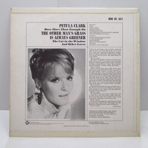 PETULA CLARK - The Other Man's Grass Is Always Greener (UK Orig.Mono LP/CFS)