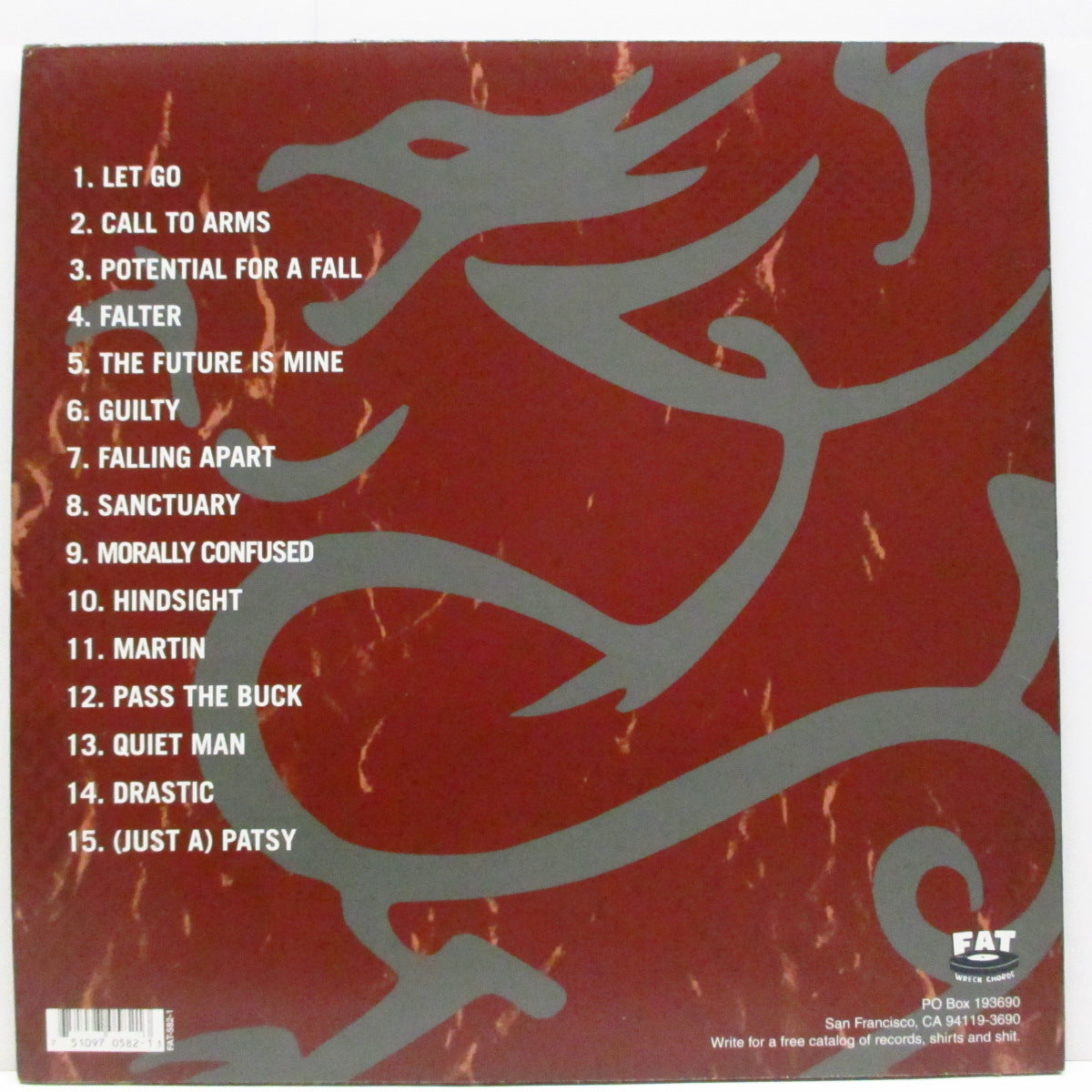 SICK OF IT ALL (シック・オブ・イット・オール)  - Call To Arms (US '99 オリジナル「黒盤」LP+インサート）'99年5th アルバム！