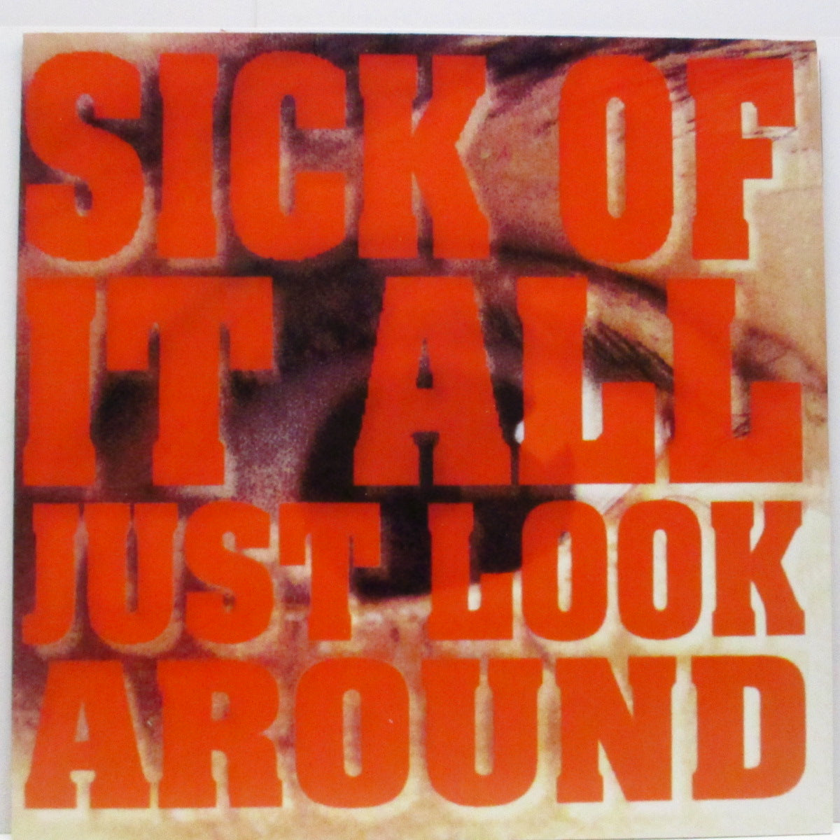 SICK OF IT ALL (シック・オブ・イット・オール)  - Just Look Around (German '99 限定再発「グレイマーブルヴァイナル」LP+インナー 「廃盤 New」 ）