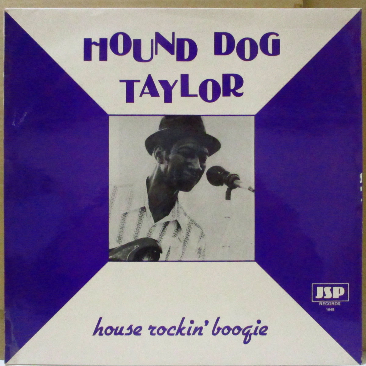 HOUND DOG TAYLOR (ハウンド・ドッグ・テイラー)  - House Rockin' Boogie (UK '82オリジナル LP/表面コーティングジャケ)'69年シカゴ猛毒ブギ炸裂爆ライブ！