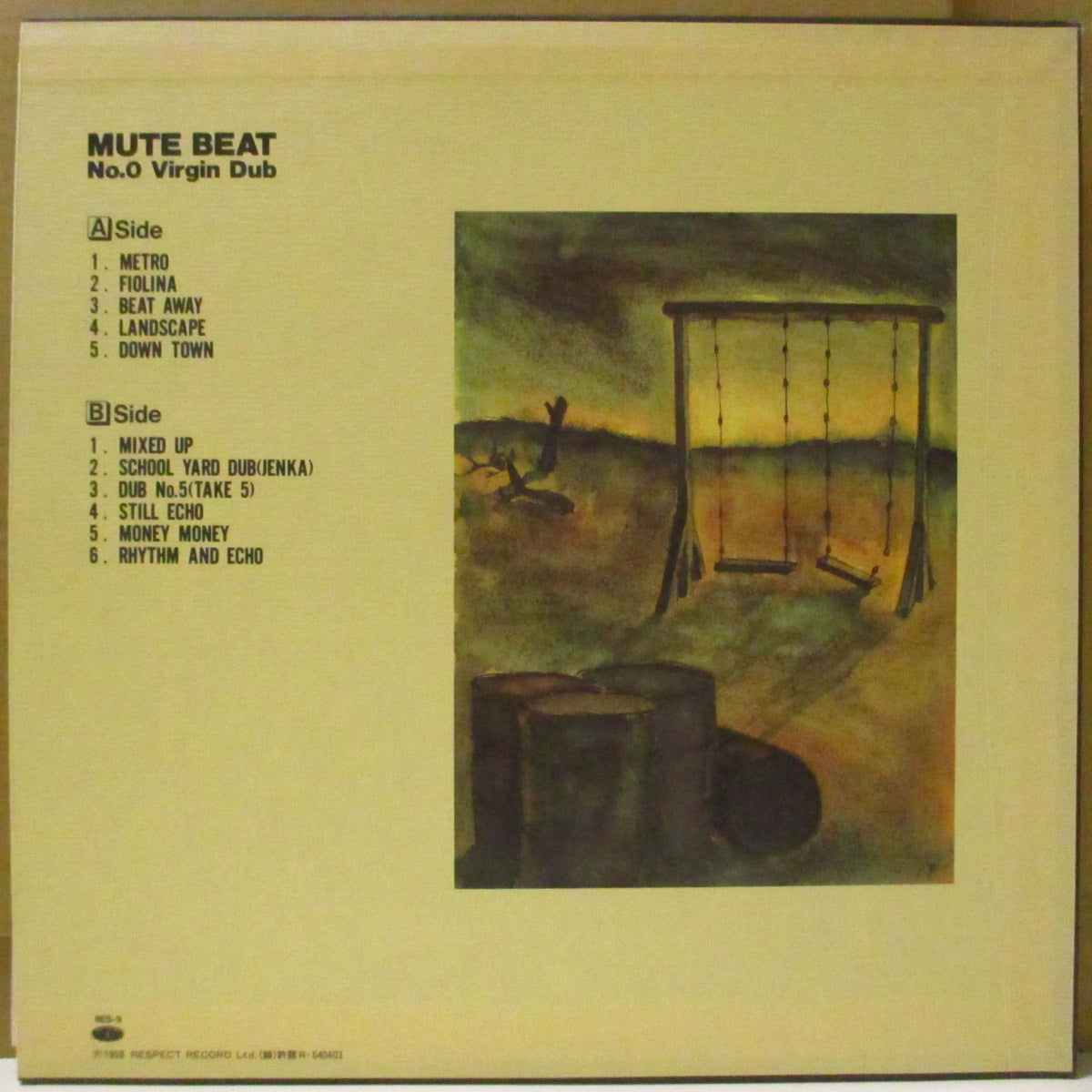 MUTE BEAT (ミュート・ビート)  - No. 0 Virgin Dub (Japan '96 再発 LP+インサート/ざら紙ジャケ) 初期カセット音源のリマスター再発