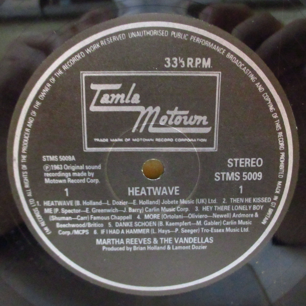 MARTHA & THE VANDELLAS (マーサ＆ザ・ヴァンデラス)  - Heat Wave (UK '81 限定復刻再発ステレオ LP)モータウン社看板、'63年名作セカンドアルバム！永年廃盤でコレクタブル！