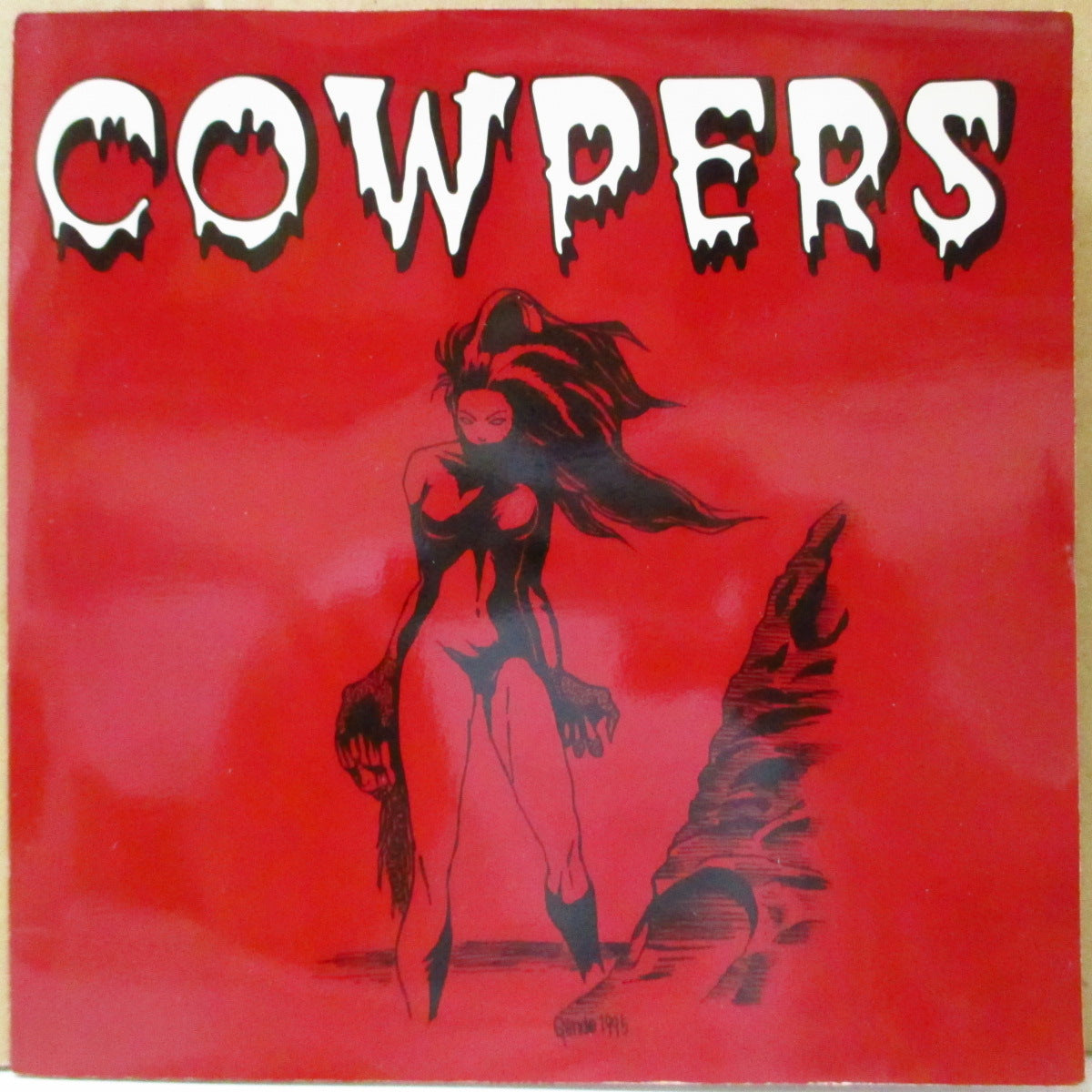 COWPERS (カウパーズ)  - Rattle Brained (Japan '95 オリジナル3曲入り「グリーンヴァイナル」7インチ+光沢固紙ジャケ)