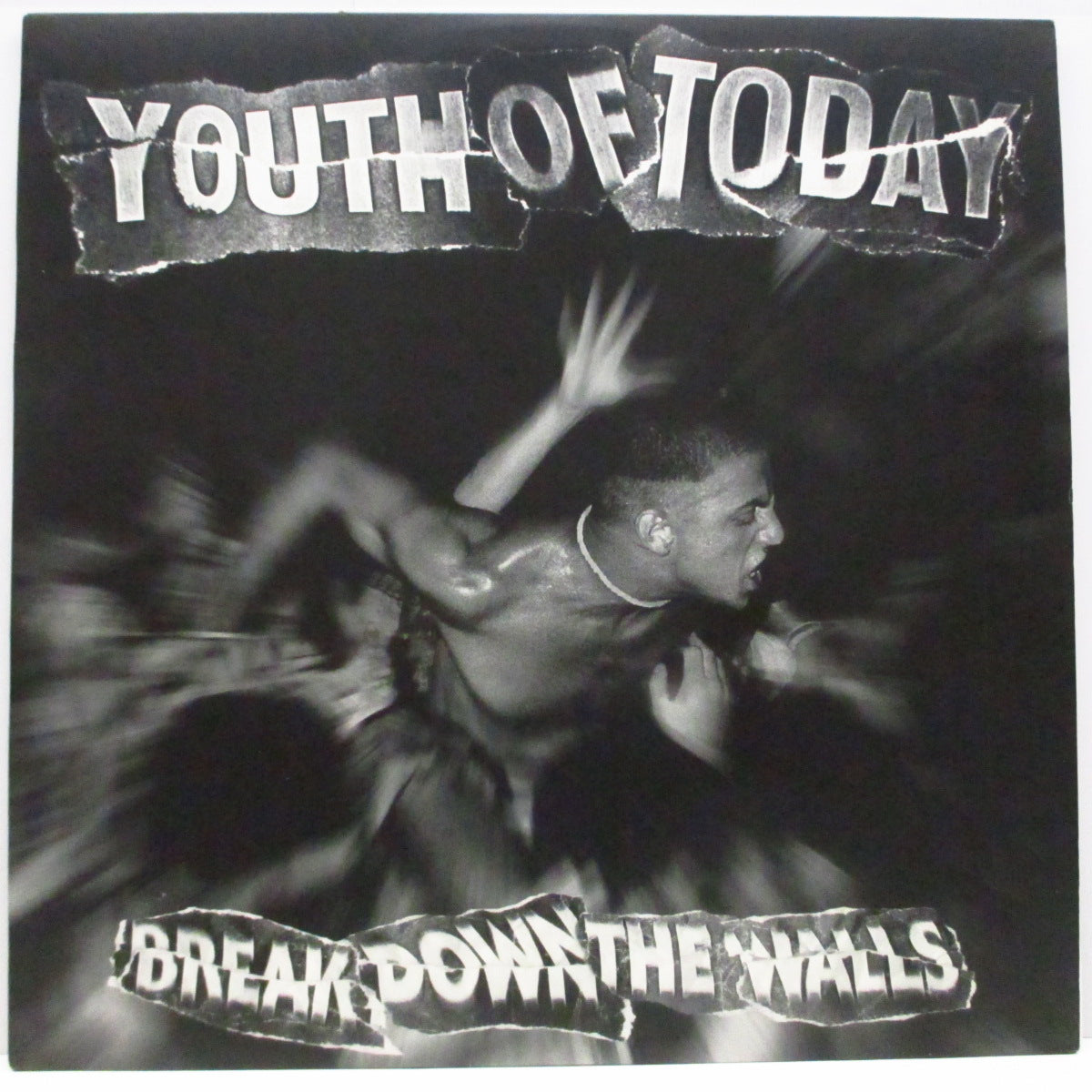 YOUTH OF TODAY (ユース・オブ・トゥデイ)  - Break Down The Walls (US '97 再発「ライブ写真ラベ」黒盤 LP+インサート、「新ジャケ」/Rev.8)