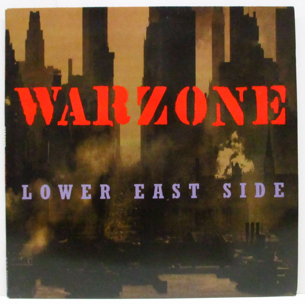 WARZONE (ウォーゾーン)  - Lower East Side (US '96 オリジナル「黒盤」10") ファーストEPの'96年再録音バージョン !