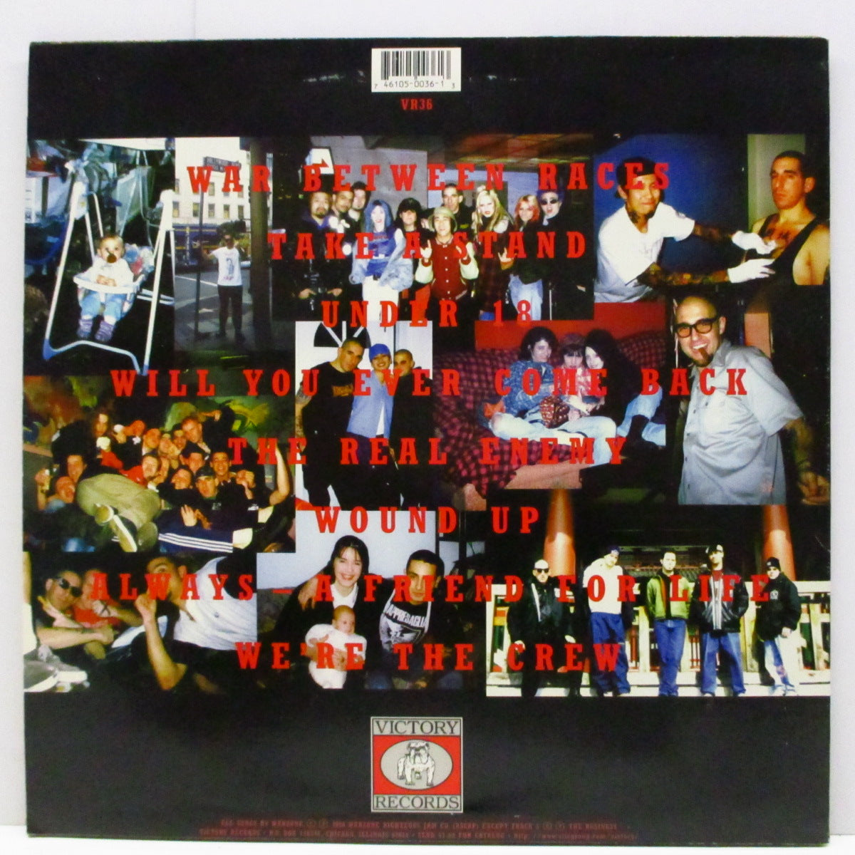 WARZONE (ウォーゾーン)  - Lower East Side (US '96 オリジナル「黒盤」10") ファーストEPの'96年再録音バージョン !