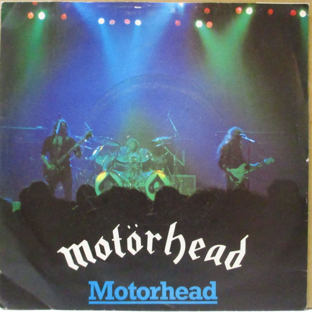 MOTORHEAD (モーターヘッド)  - Motorhead (UK '81 初回オリジナル「LIVEロゴ紙ラベ・フラットセンター」 7インチ+ソフト紙ジャケ)パンクス必聴の爆ライブ！
