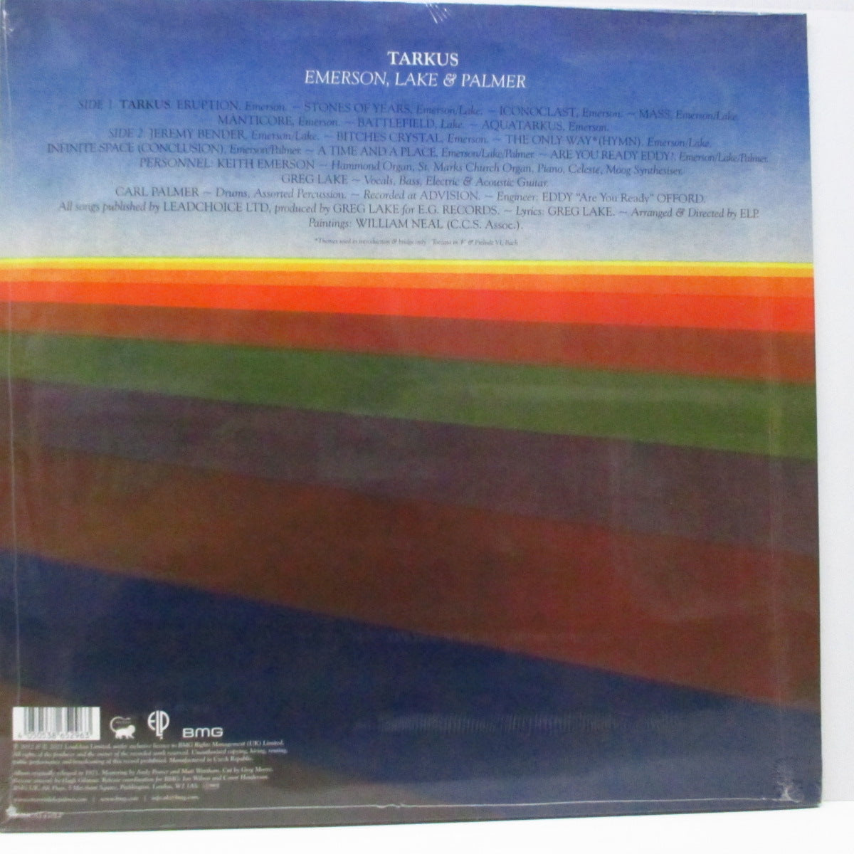 EMERSON, LAKE & PALMER (エマーソン、レイク&パーマー)  - Tarkus (Worldwide「RSD 2021」3,500枚限定再発ピクチャー LP「廃盤 New」 ) '71年セカンドアルバム！