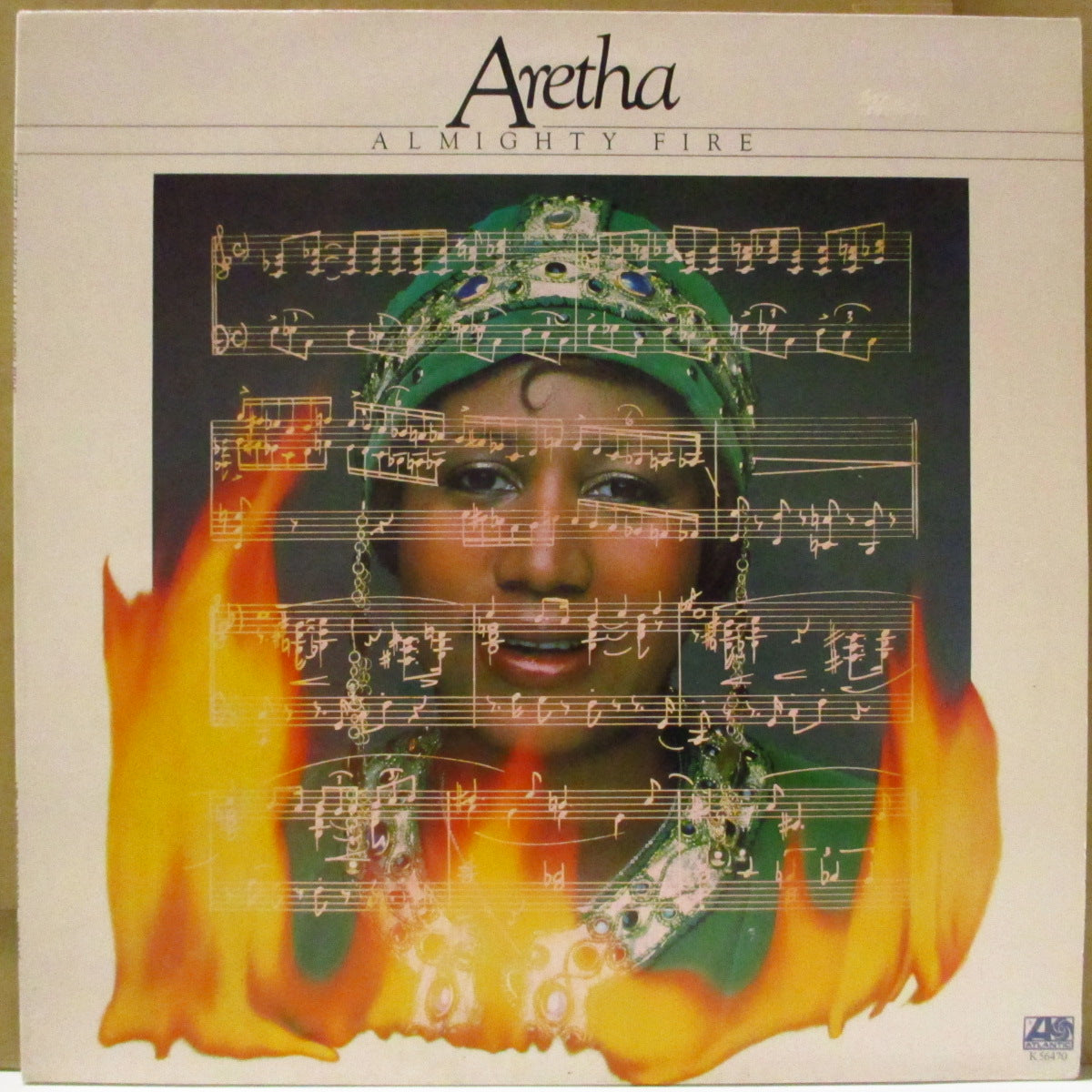 ARETHA FRANKLIN (アレサ・フランクリン)  - Almighty Fire (UK '78 オリジナル・ステレオ LP) カーティス・メイフィールドの作曲、プロデュース！