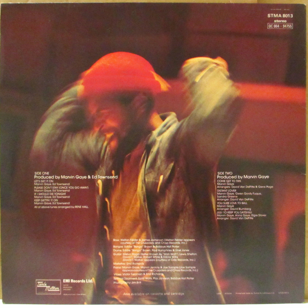 MARVIN GAYE (マーヴィン・ゲイ)  - Let's Get It On (UK '73 オリジナル・ステレオ LP/見開きジャケ)近年稀な美品！