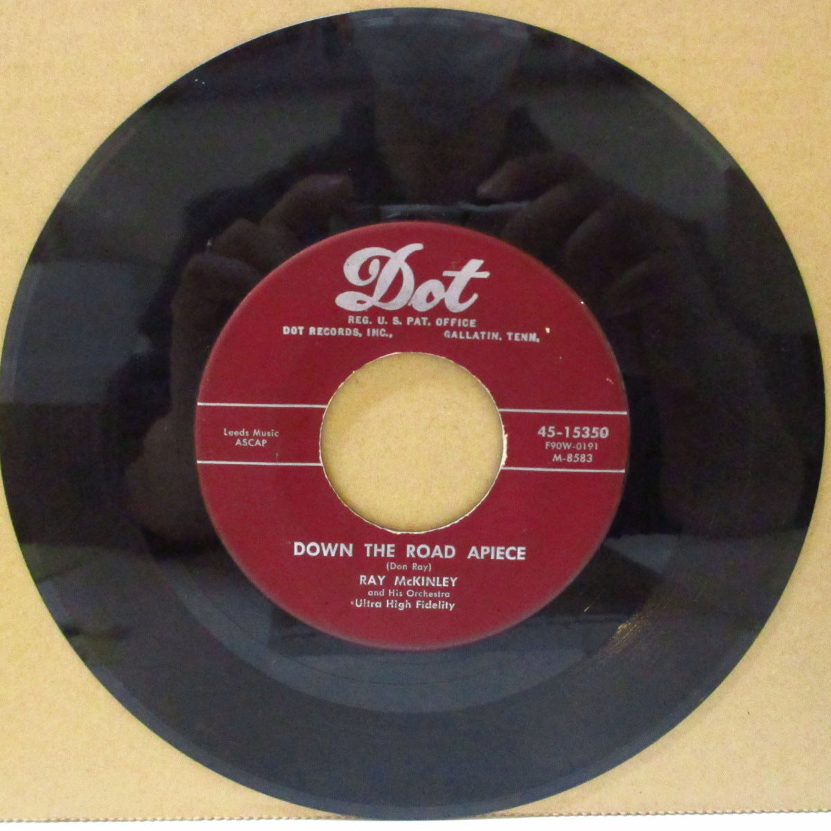 RAY MCKINLEY & HIS ORCHESTRA (レイ・マッキンリー)  - Down The Road Apiece (US オリジナル 7インチ)  ブギウギ古典名曲！