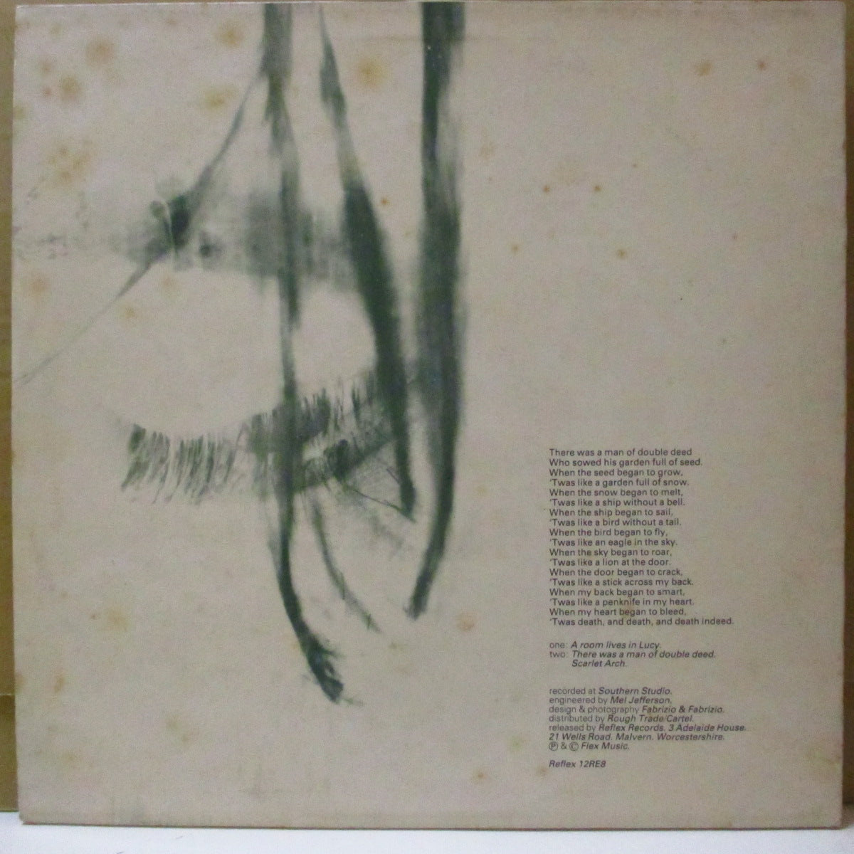 AND ALSO THE TREES (アンド・オールソー・ザ・トゥリーズ)  - A Room Lives In Lucy (UK オリジナル3曲入り 12インチ) '85年シングル