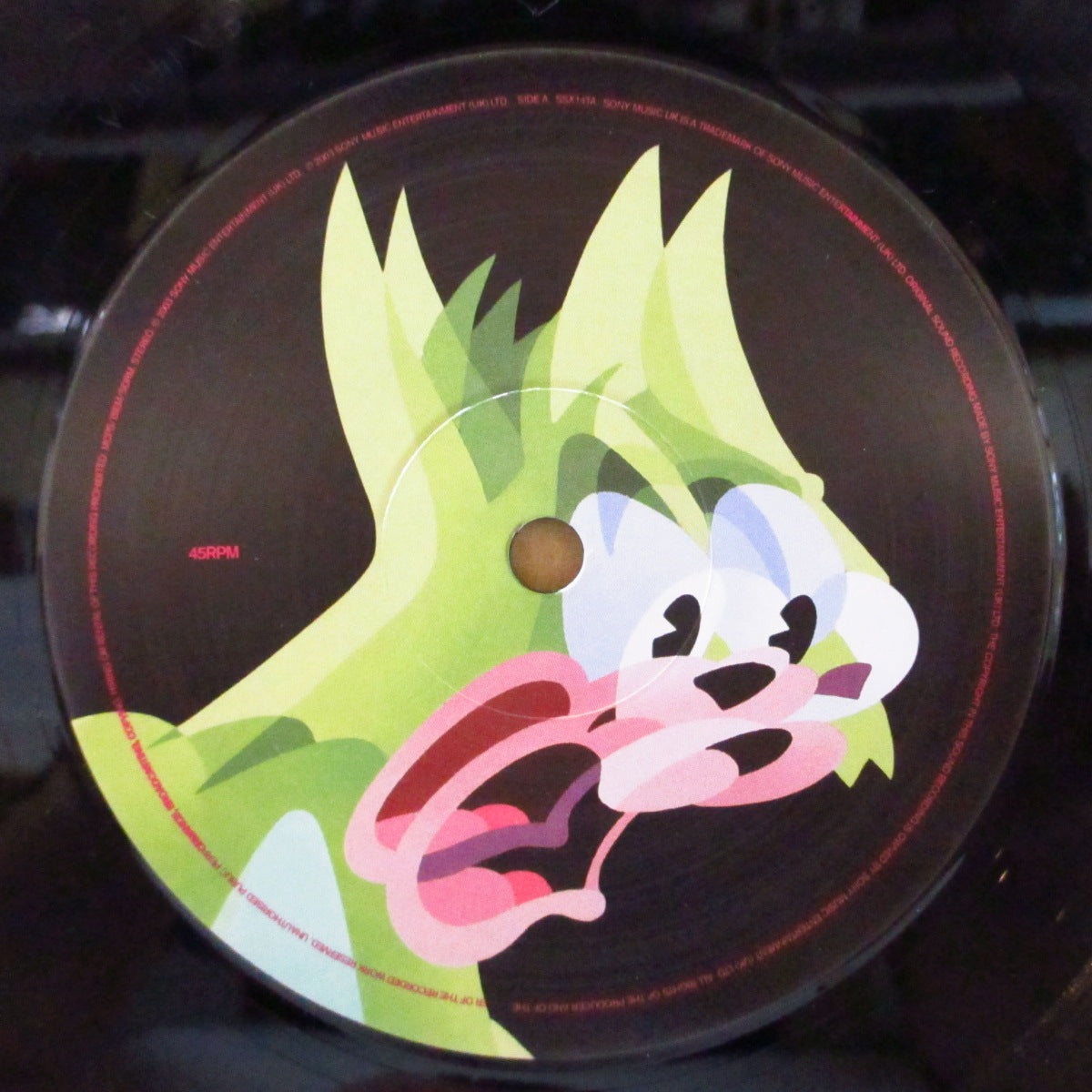 APOLLO 440 Feat. THE BEATNUTS (アポロ440 / ザ・ビートナッツ)  - Dude Descending A Staircase (UK オリジナル3バージョン入り 12インチ/レアステッカー付き光沢ジャケ) '03年リミックスシングル