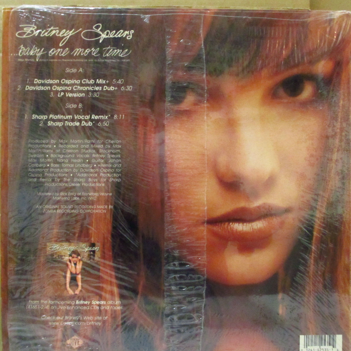 BRITNEY SPEARS (ブリトニー・スピアーズ)  - ...Baby One More Time (US オリジナル5バージョン入り 12インチ) '98年シングル