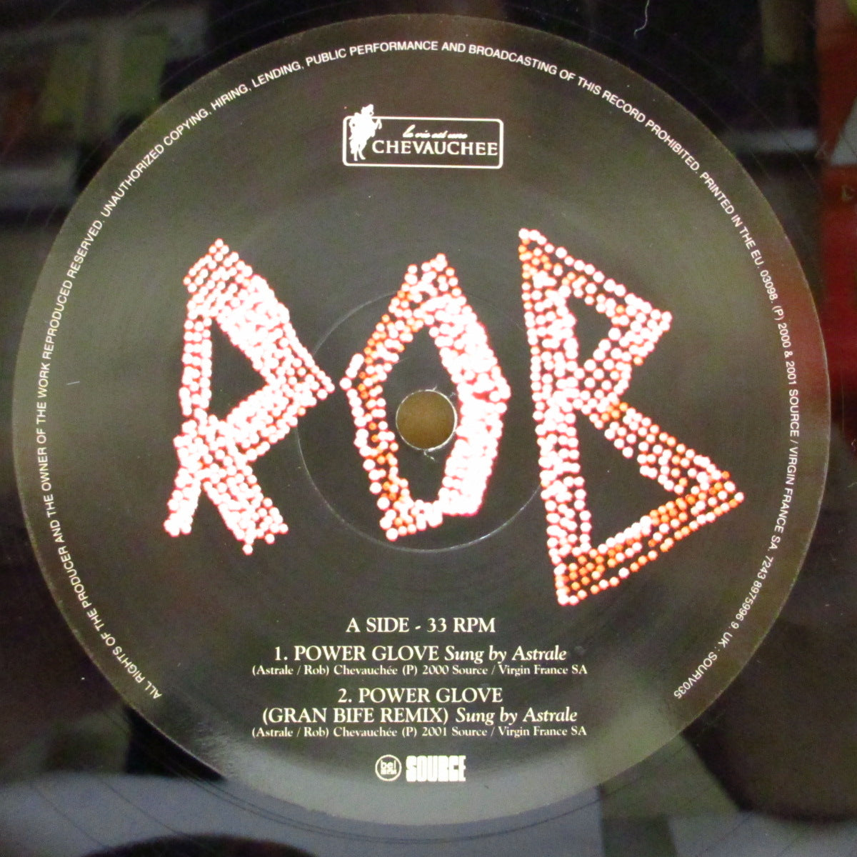 ROB (ロブ)  - Power Glove +3 (UK '00 オリジナル33回転4曲入り 12インチ)