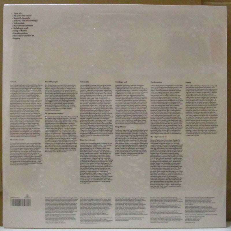 PET SHOP BOYS (ペット・ショップ・ボーイズ)  - Yes (UK-EU オリジナル LP+固紙インナー)