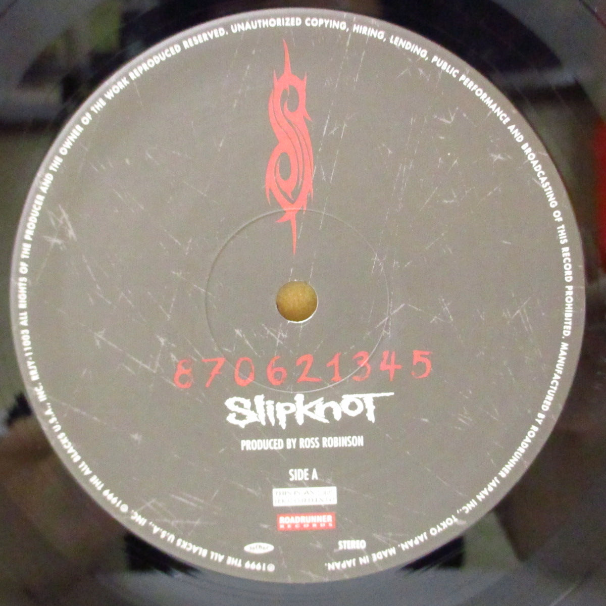 SLIPKNOT (スリップノット)  - S.T. <1st Album> (Japan '00 オリジナル LP+帯, インサート) 1stアルバム