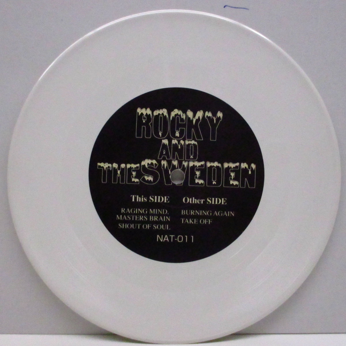 ROCKY & THE SWEDEN (ロッキー＆ザ ・スウェーデン)  - Hard Core Grass Hoppers (Japan '97 限定4曲入り「白盤」7"/光沢固紙ジャケ) ファースト！