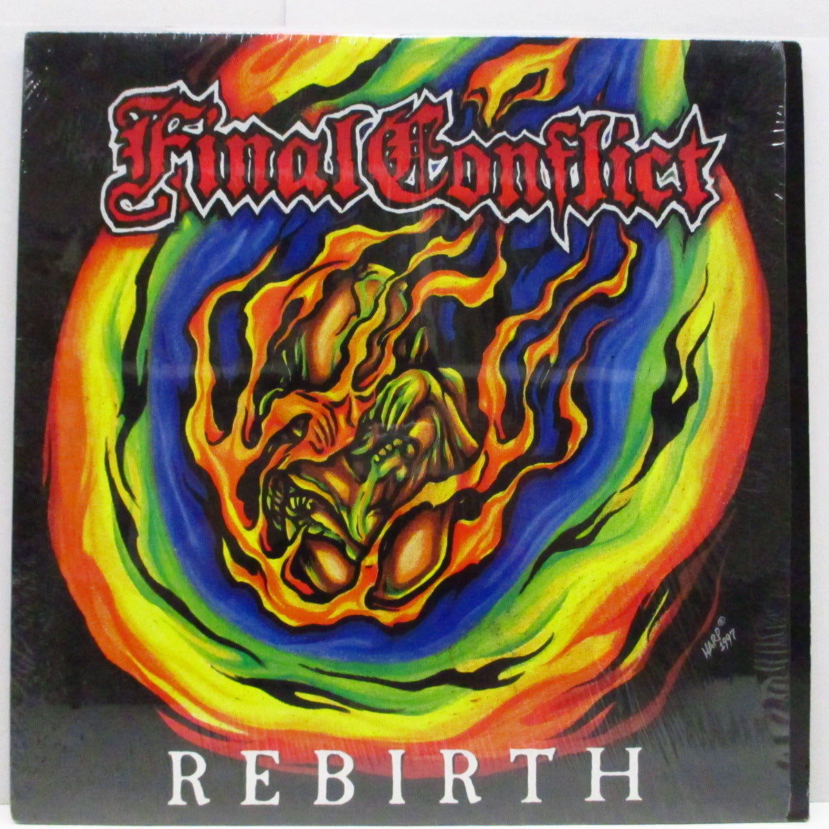 FINAL CONFLICT (ファイナル・コンフリクト)  - Rebirth (US '97 オリジナル LP+インサート）'97年カムバック作！