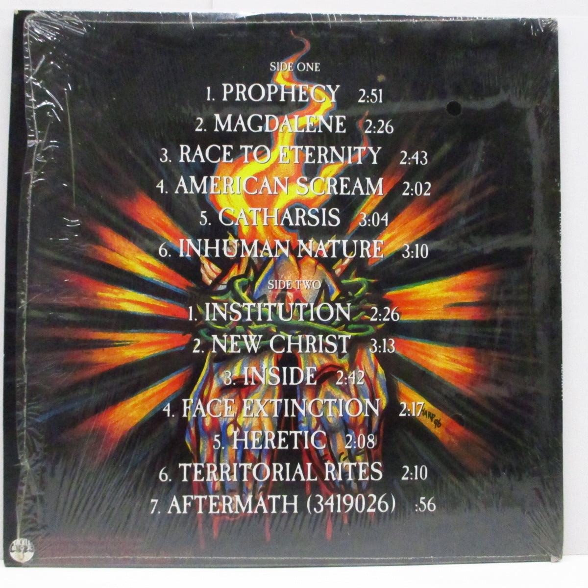 FINAL CONFLICT (ファイナル・コンフリクト)  - Rebirth (US '97 オリジナル LP+インサート）'97年カムバック作！