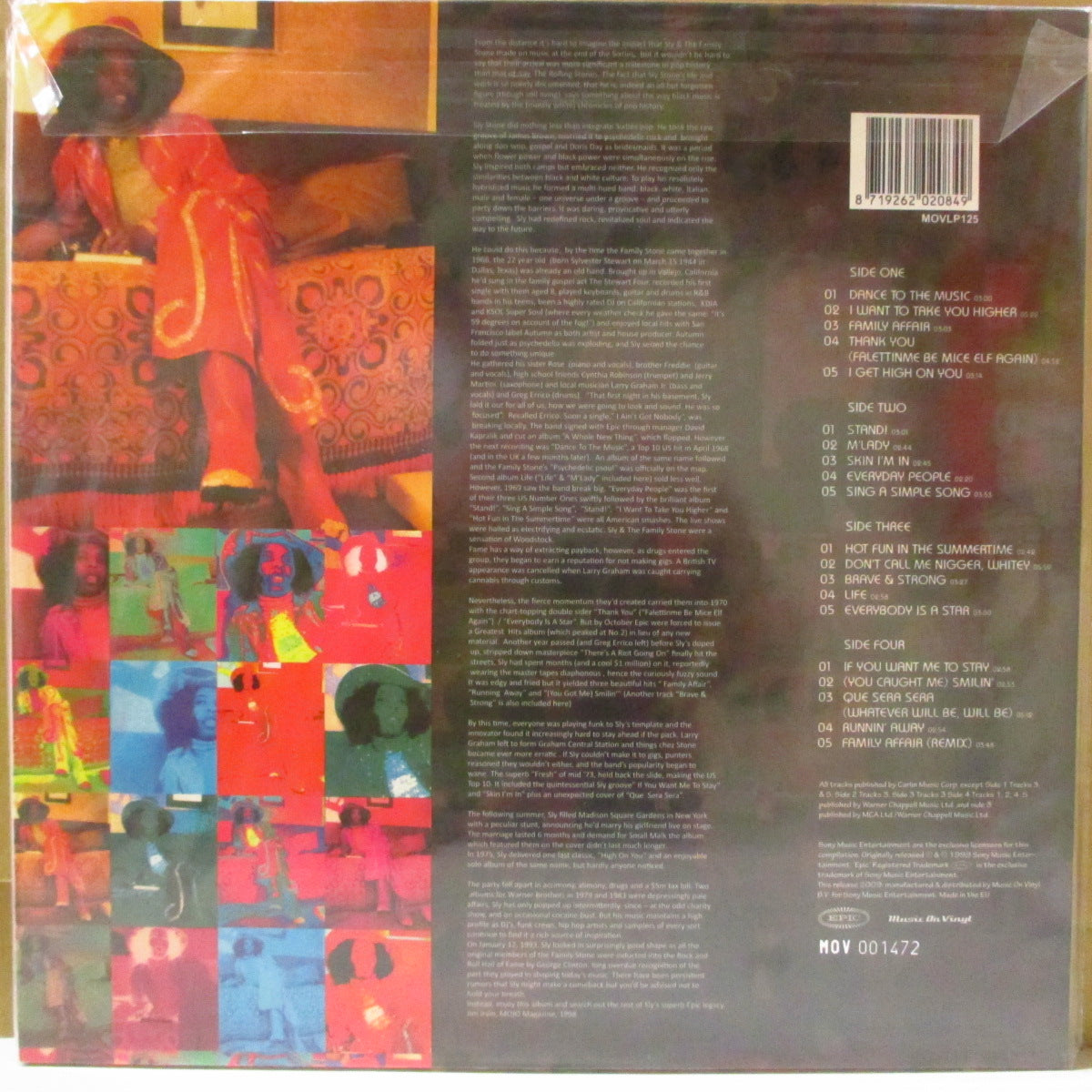SLY & THE FAMILY STONE (スライ＆ザ・ファミリー・ストーン)  - The Best Of Sly And The Family Stone (EU '21 2000枚限定再発「ピンク Vinyl」ステレオLPx2枚組) ベスト全20曲