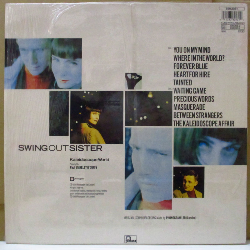 SWING OUT SISTER (スウィング・アウト・シスター)  - Kaleidoscope World (UK オリジナル LP+ソフト紙インナー/レアステッカー付き光沢ジャケ)