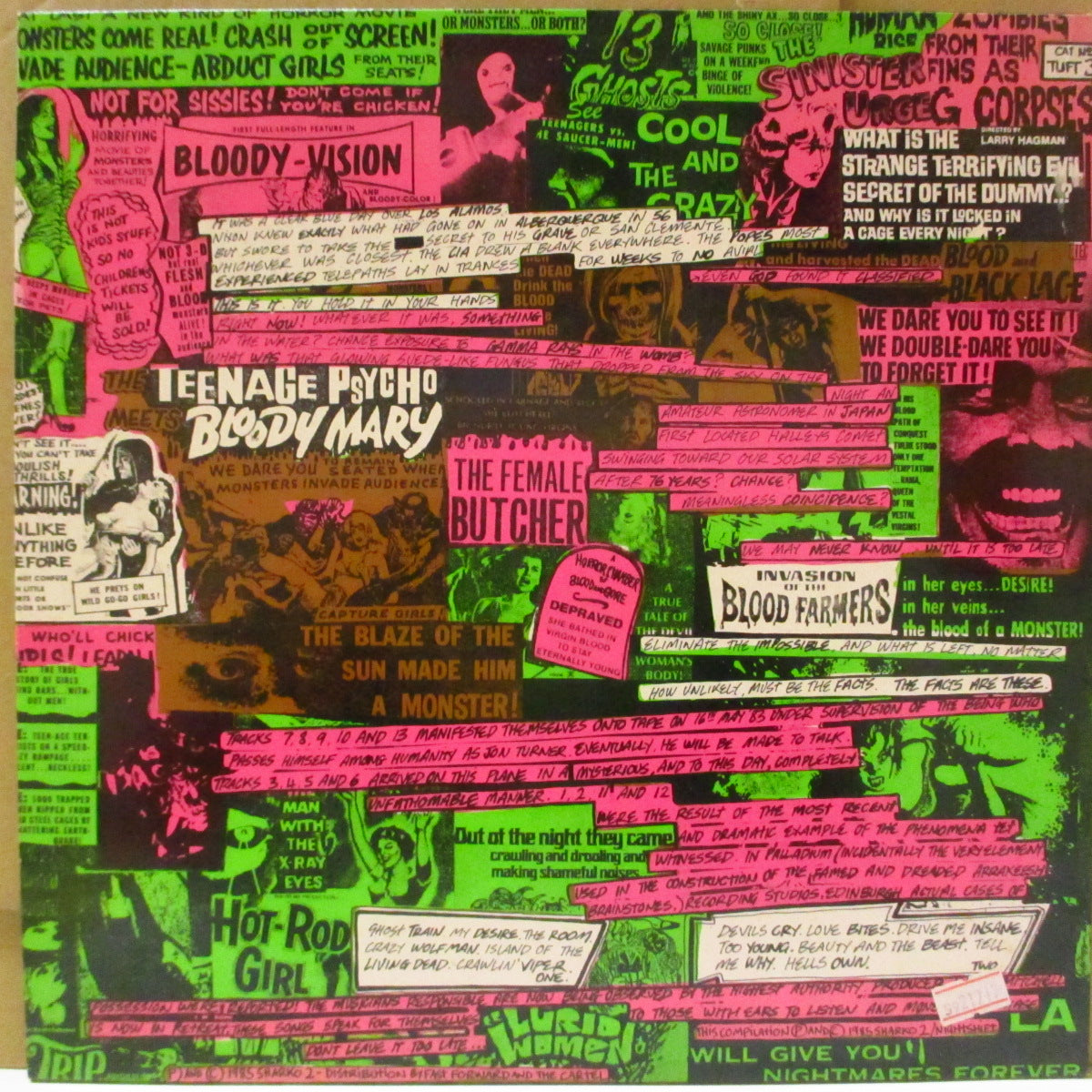 DEAD NEIGHBOURS (デッド・ネイバーズ)  - Wild Woman Vs Rubber Fish! (UK '85 オリジナル LP) 初期音源コンピレーション