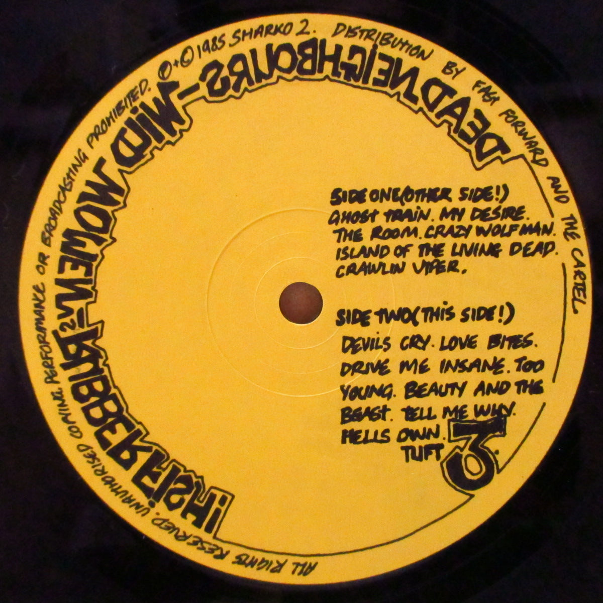 DEAD NEIGHBOURS (デッド・ネイバーズ)  - Wild Woman Vs Rubber Fish! (UK '85 オリジナル LP) 初期音源コンピレーション
