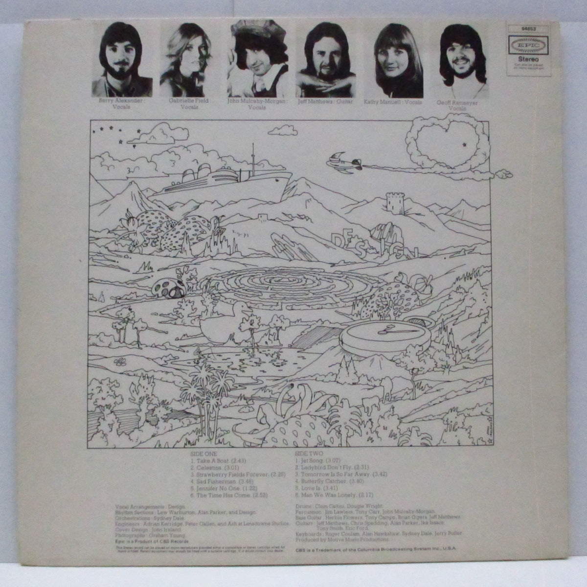 DESIGN (デザイン)  - Tomorrow Is So Far Away (UK オリジナル LP+インサート)英サンシャインポップ '72年セカンドアルバム！