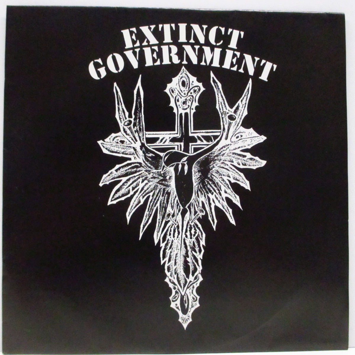 EXTINCT GOVERNMENT  (エクスティンクト・ガヴァメント)  - Extinct Government [1st ] (Japan '96 オリジナル4曲入り「黒盤」7"/沢ソフト紙ジャケ)